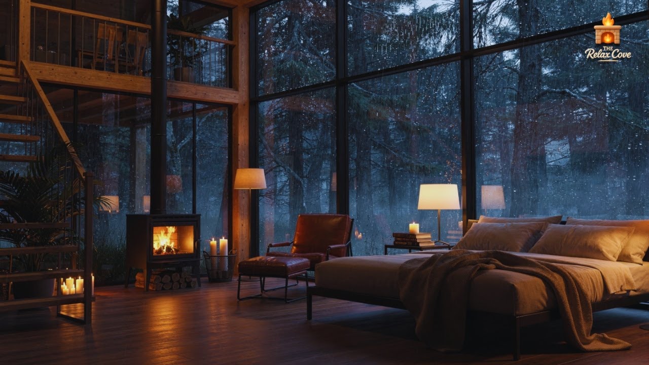 Rainy Nights in a Forest Cabin The REAL Difference from City Life