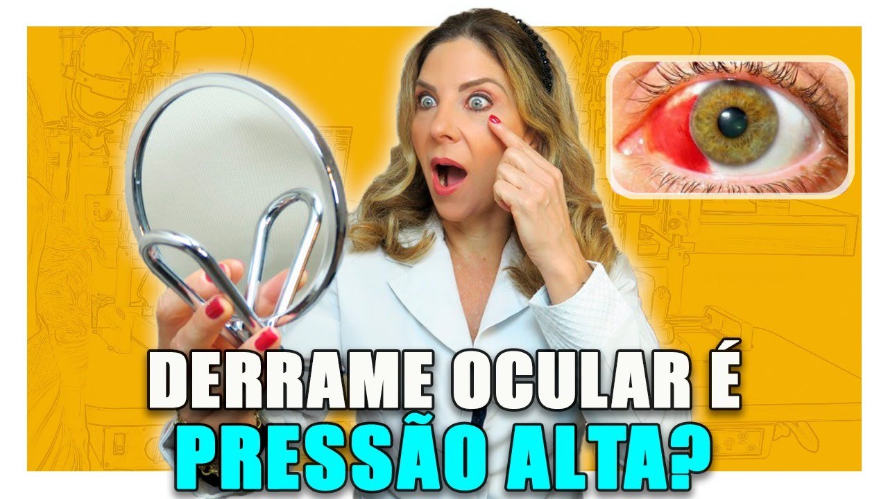 Derrame Ocular é Pressão Alta