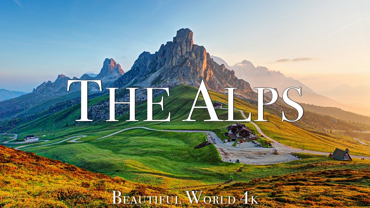 Alps 4k Nature Relexation Film - Meditation Reculating Music - Удивительная природа