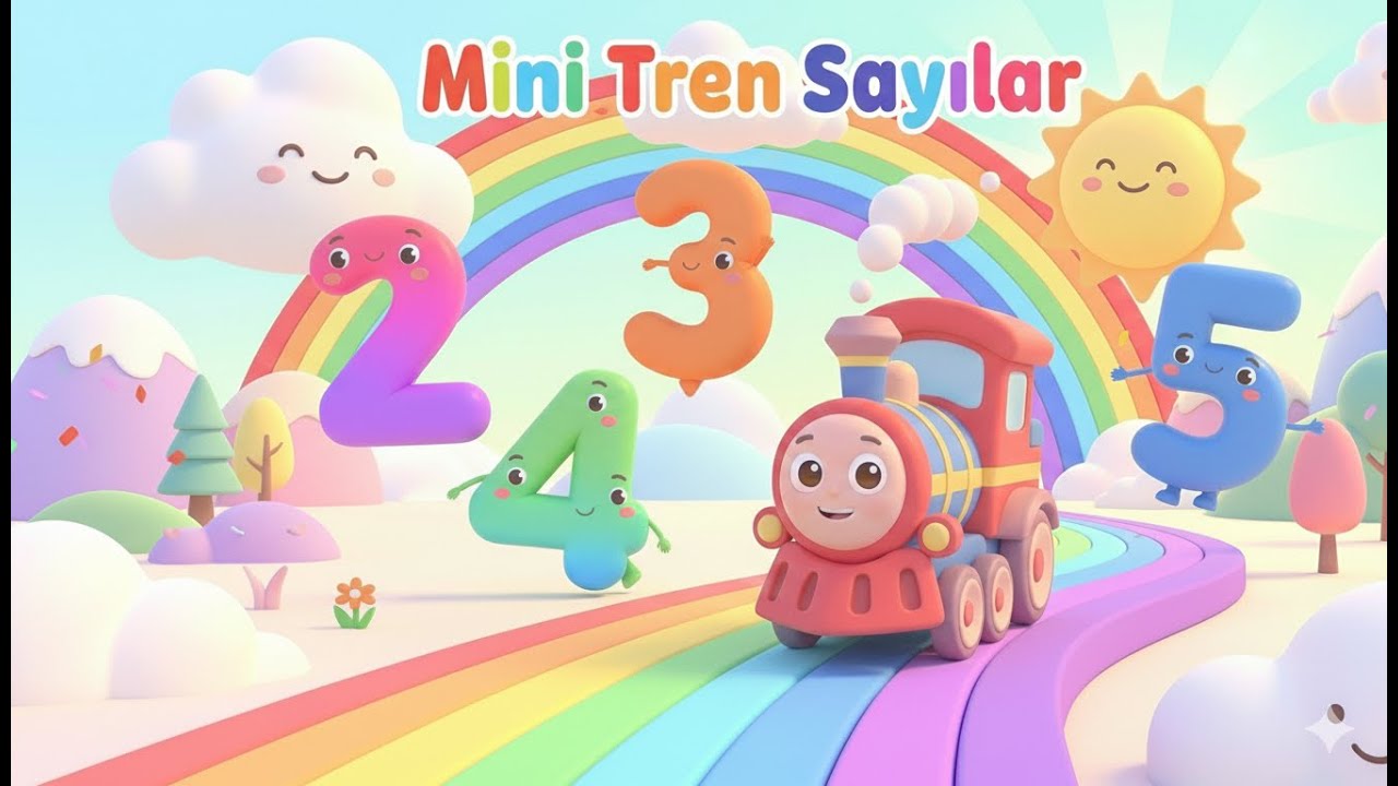 Mini Tren ile Sayıları Öğrenelim | 1’den 10’a