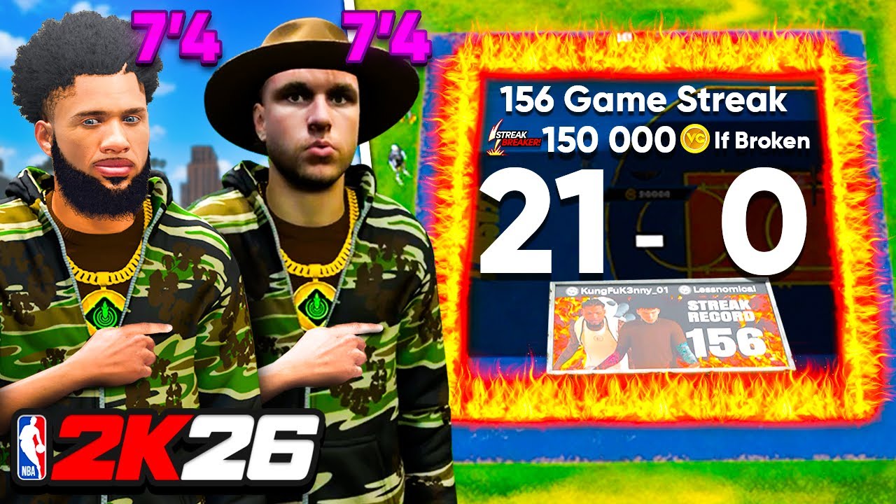 Я отправился на охоту за победами в составе 7’4 DEMIGODS в NBA 2K26