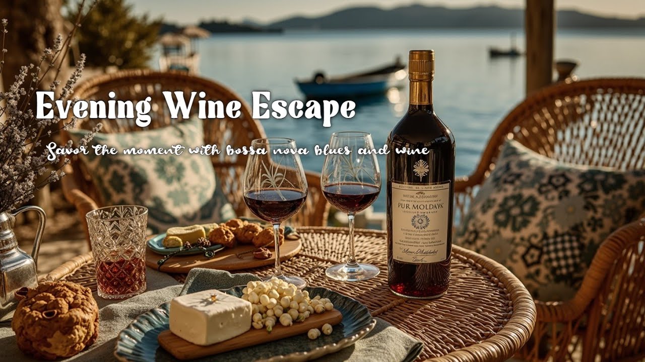 Waterfront Serenity: A Bossa Blue Retreat with Soulful Blues Music & Wine