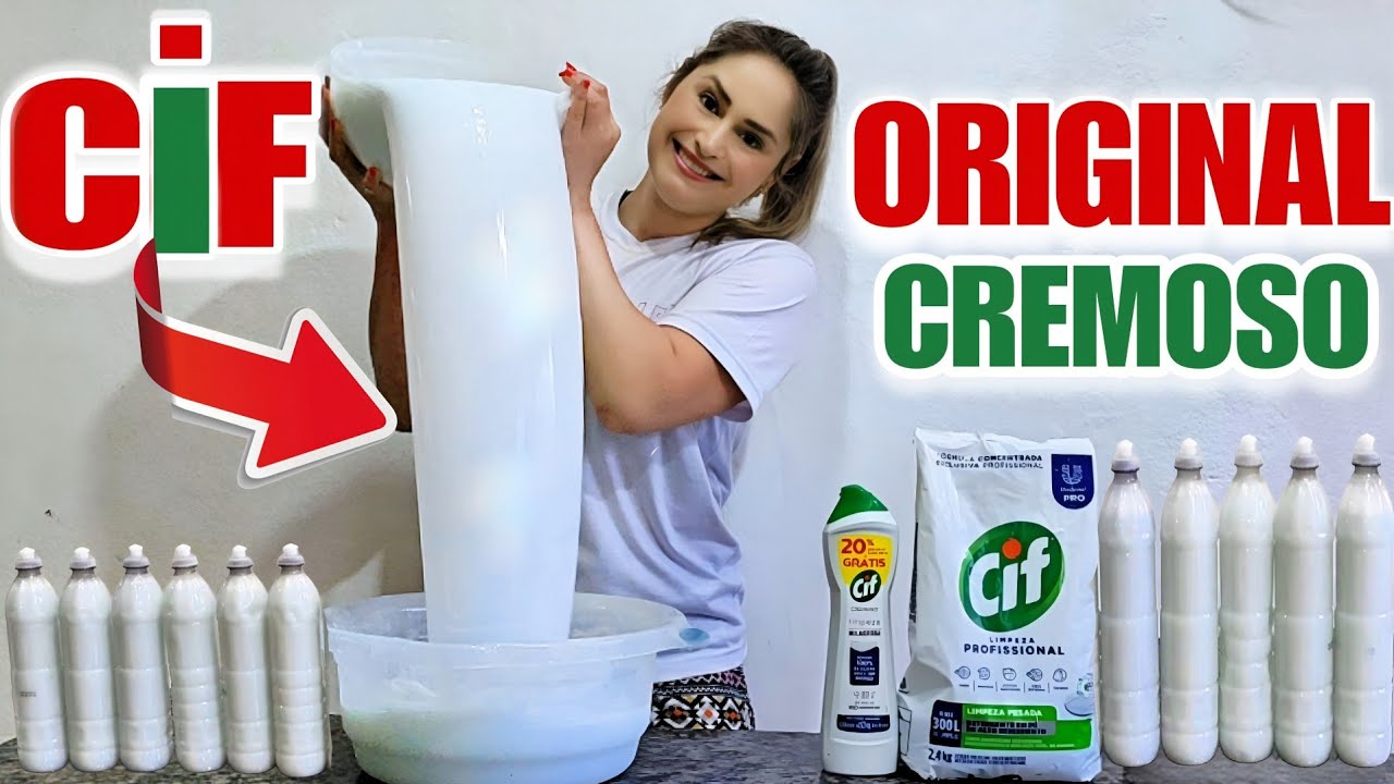 SABÃO CIF ORIGINAL CREMOSO- AÇÃO MILAGROSA NA LIMPEZA DO PISO AO TETO
