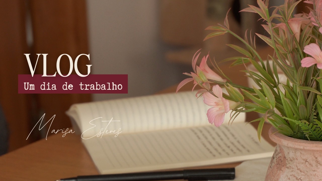 VLOG: Um dia de trabalho de bastidores