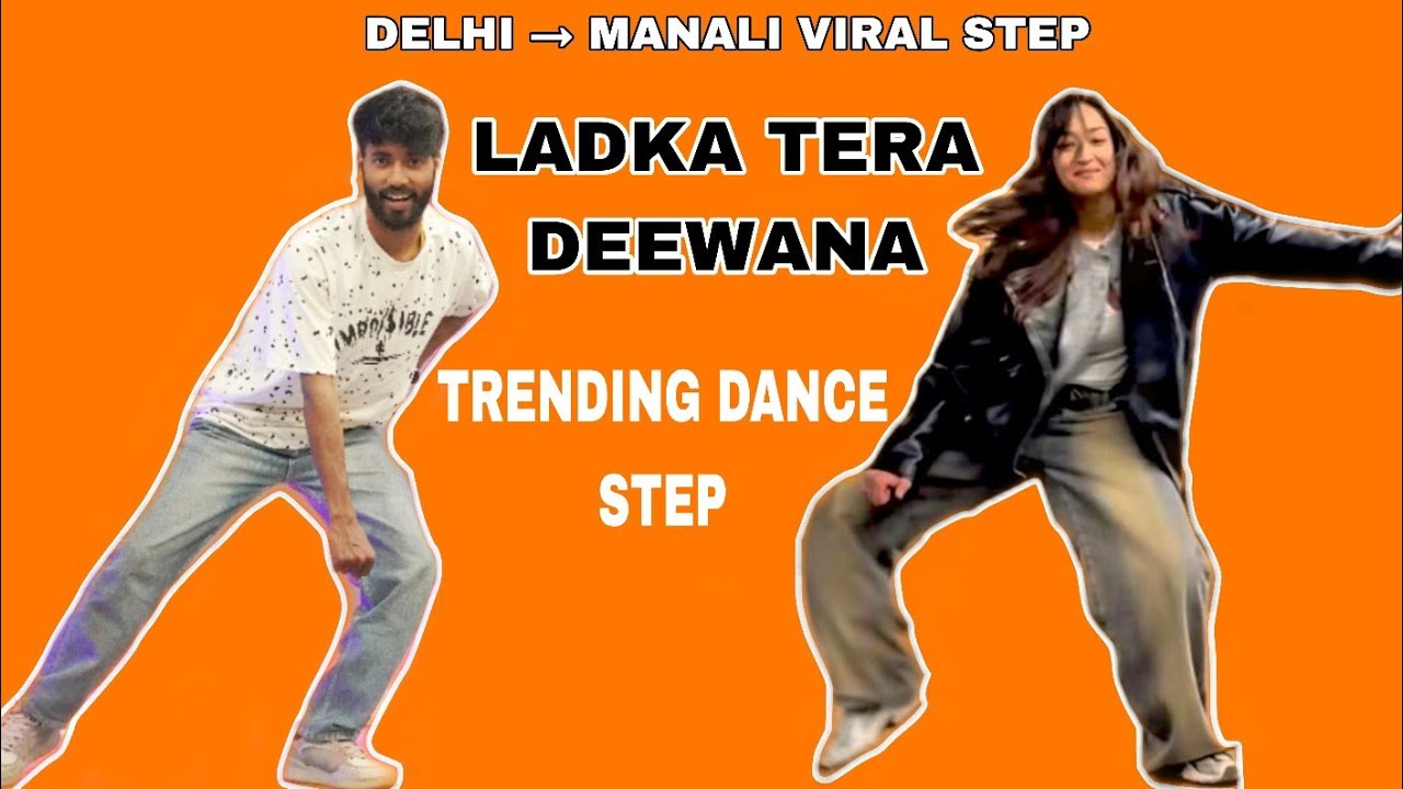 Delhi Se Manali (Ladka Tera Diwana) Viral Hook Step Dance Tutorial | Easy Trending Step