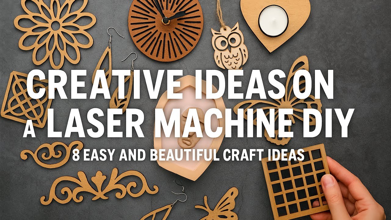 Creative Ideas on a Laser Machine DIY: 8 Easy and Beautiful Craft Ideas