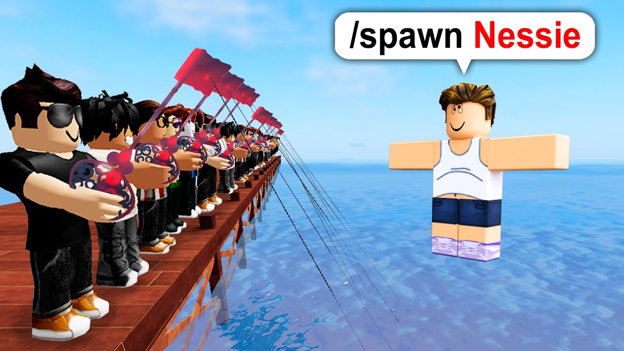 10 Pro Players vs ADMIN in Fisch