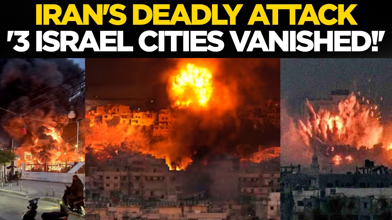 Iran Israel War Live | 3 Israeli Cities Burn For 5 Hrs In Joint Iran-Hezbollah Hit | Tehran | War