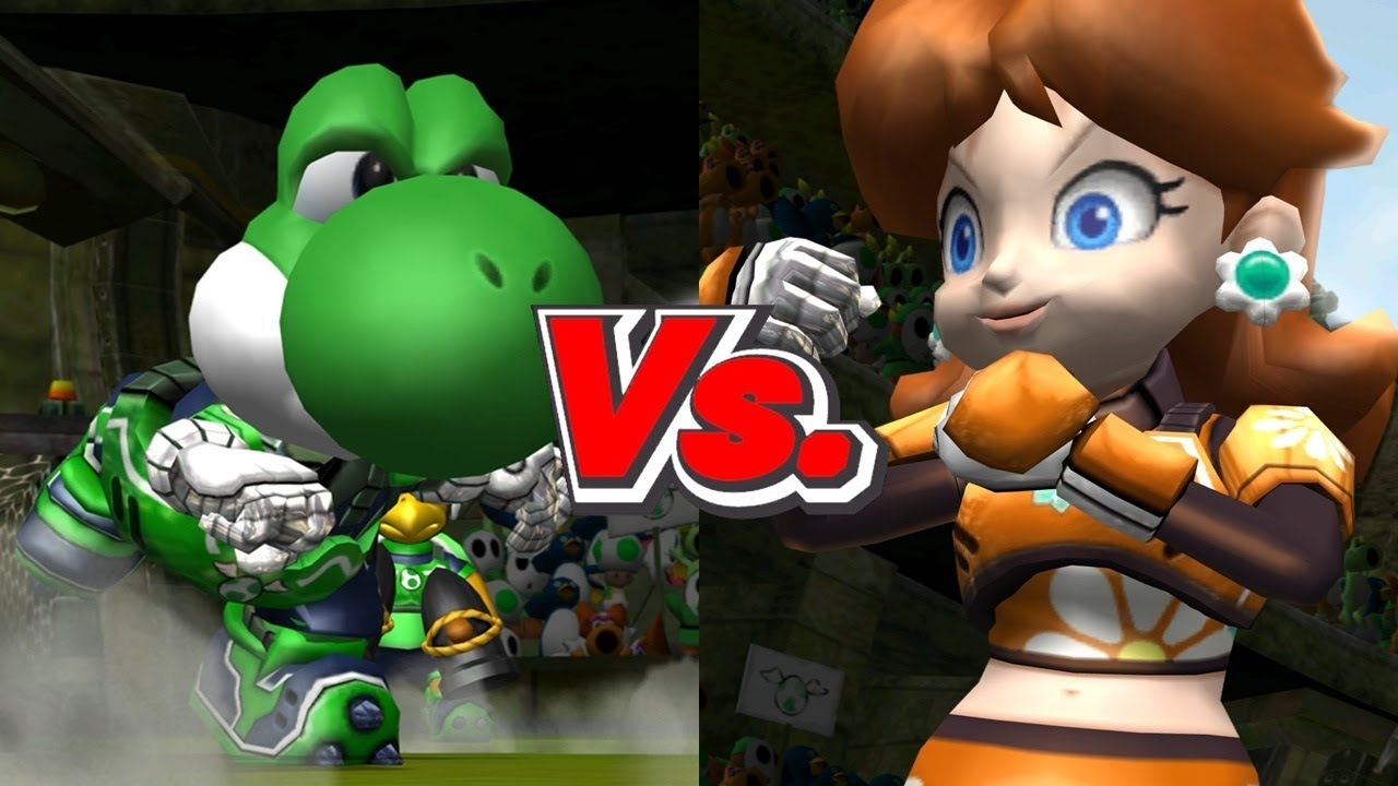 Mario Strikers Charged - Yoshi/Hammer Bros Vs. Daisy/Toad