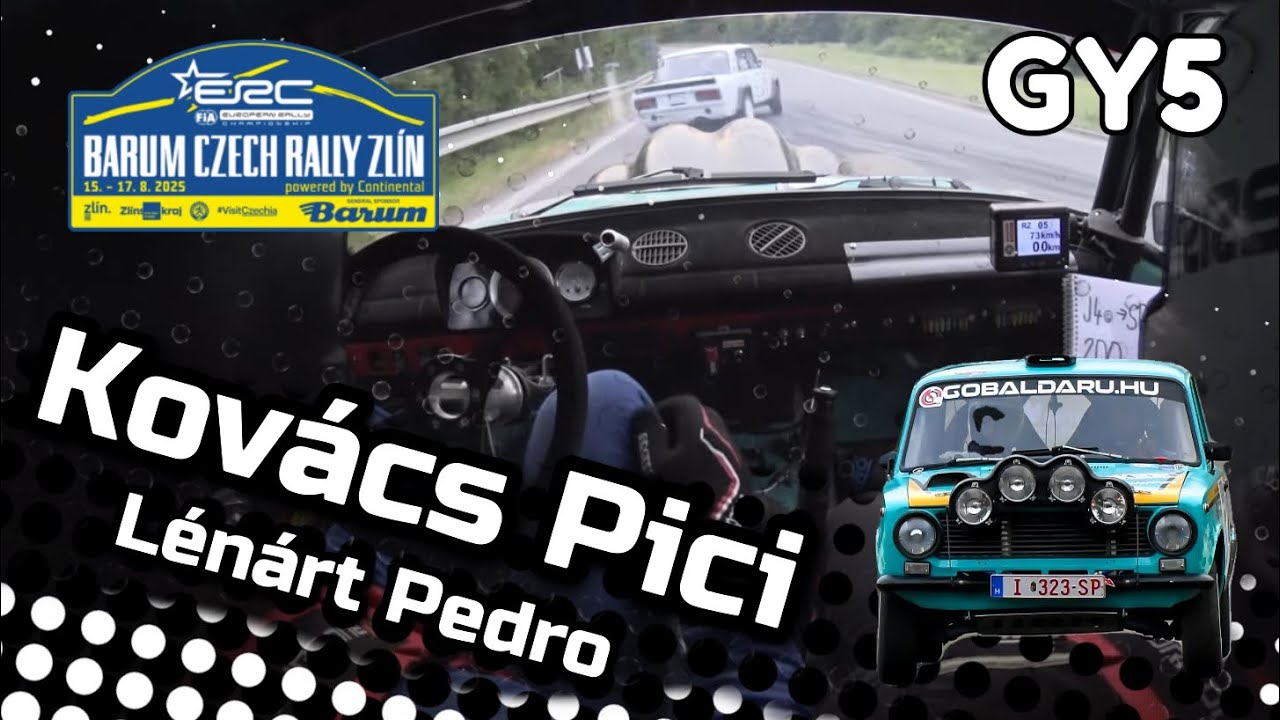 Kovács Pici - Lénárt Pedro | Lada 2101 | Barum Czech Rally Zlín 2025 | SS5 Brezova