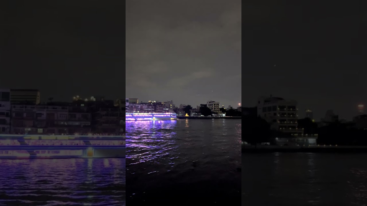 Nighttime on the Chao Phraya River