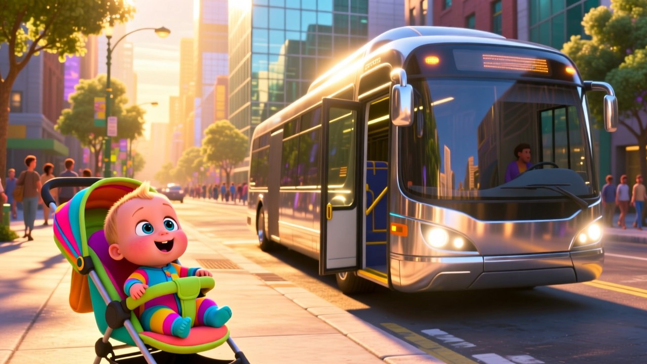 Beep Beep Bus Ride 🚌 | Fun Bus Song for Kids | Sing Along Adventure