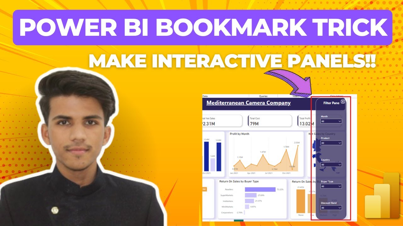 Power BI: How to Use Slicer Panel with Bookmarks (2025 Update) | Power BI Tutorial