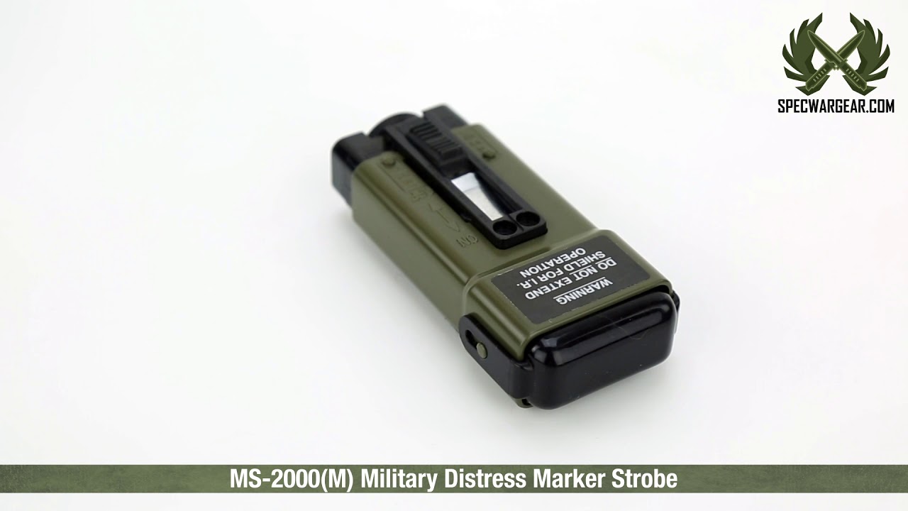 MS-2000(M) Military Distress Marker Strobe