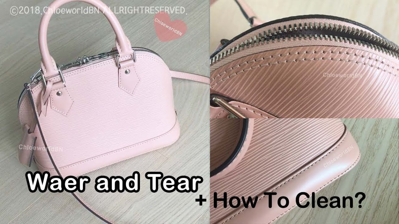 Wear and Tear of Louis Vuitton Epi Leather + How to Clean?, Alma BB Epi