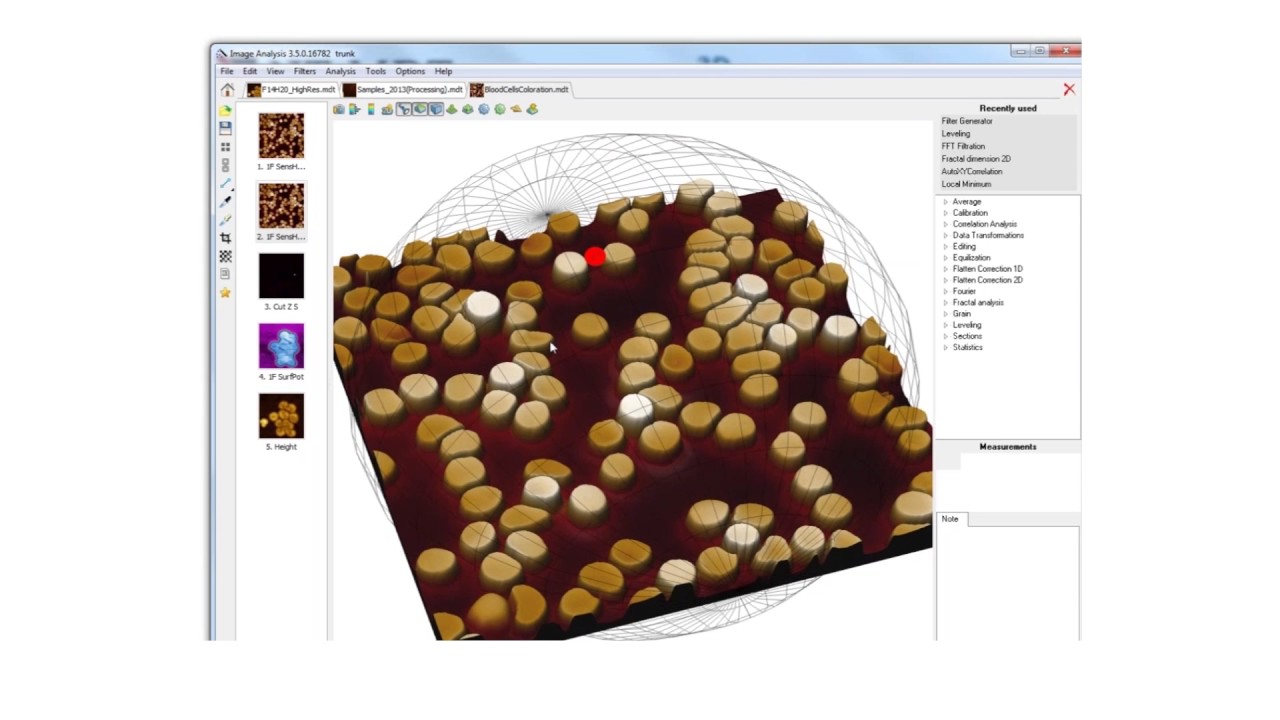 AFM Images Representation (part IV en)