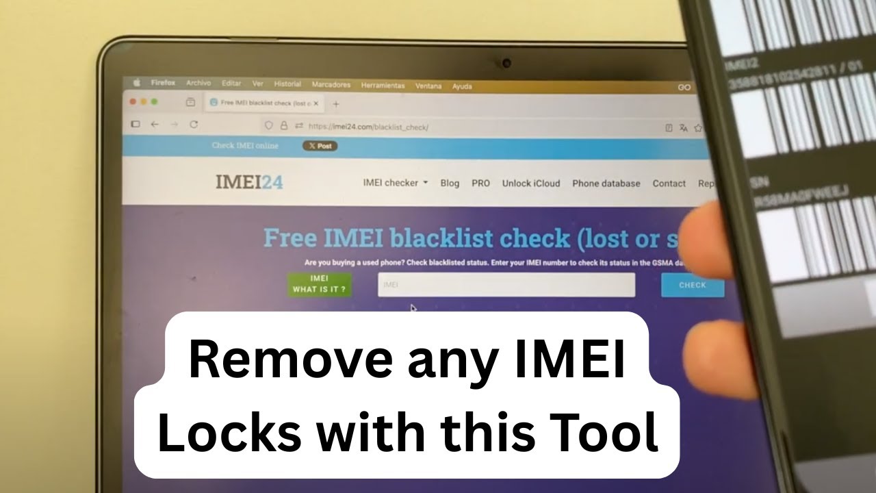 Unlock IMEI Status Blacklisted without Software