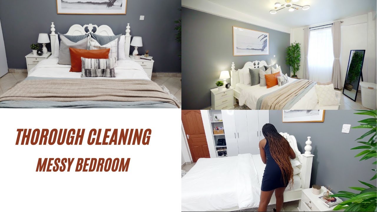 CLEAN AND ORGANIZE WITH ME//Bedroom Thorough Cleaning #cleaningmotivation#cleaningvlog#bedroomdecor