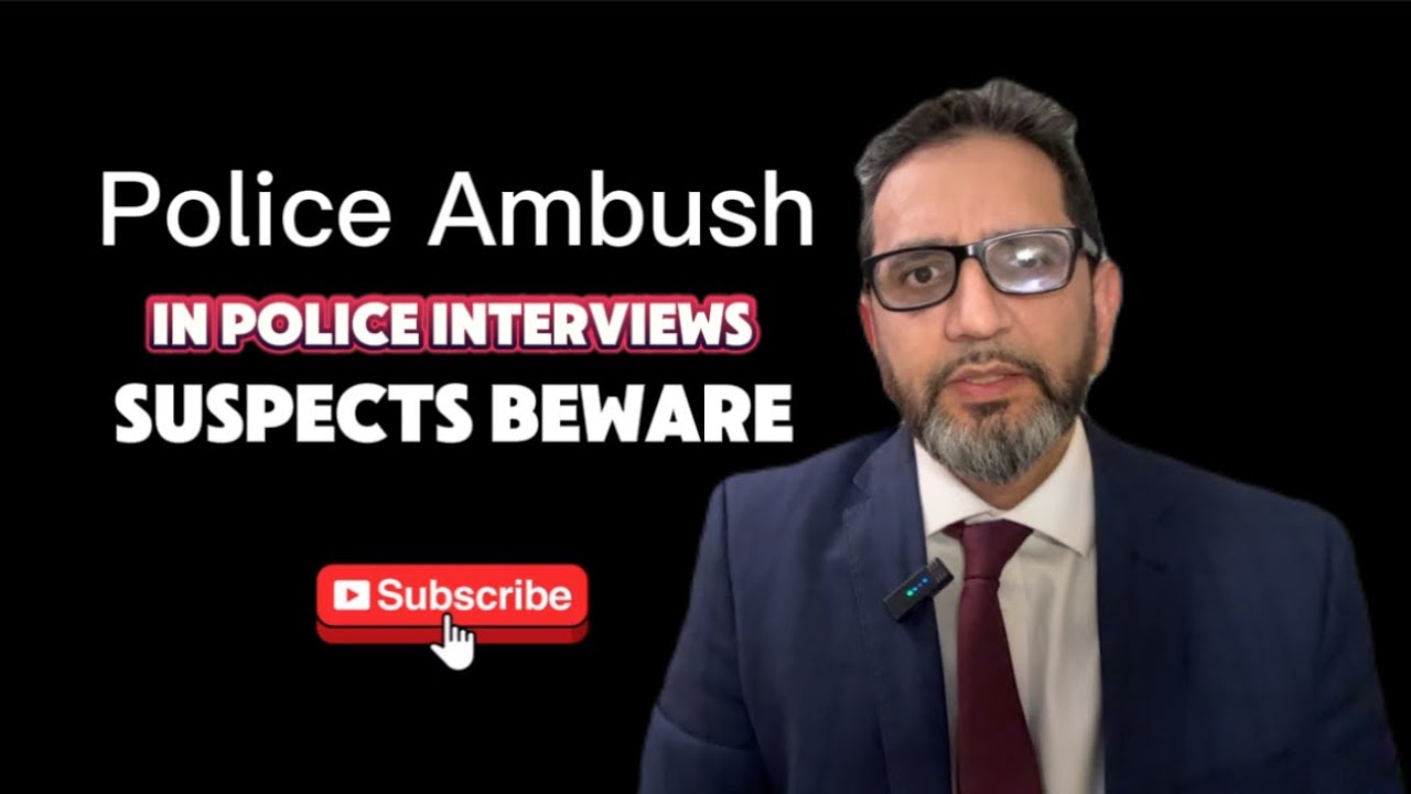 Police Ambush - Understanding the PEACE model of interviewing suspects
