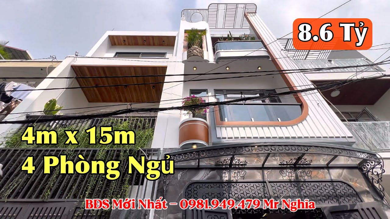 Nhà gò vấp 1 trệt 2 lầu hẻm xe hơi