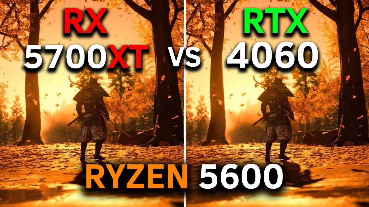 RTX 4060 8GB vs RX 5700 XT 8GB | RYZEN 5 5600 | 2024