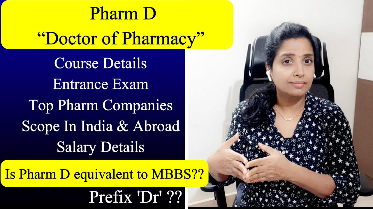 Pharm D Course Details in Tamil| Doctor of Pharmacy | PharmD scope&salary | Best Paramedical Courses