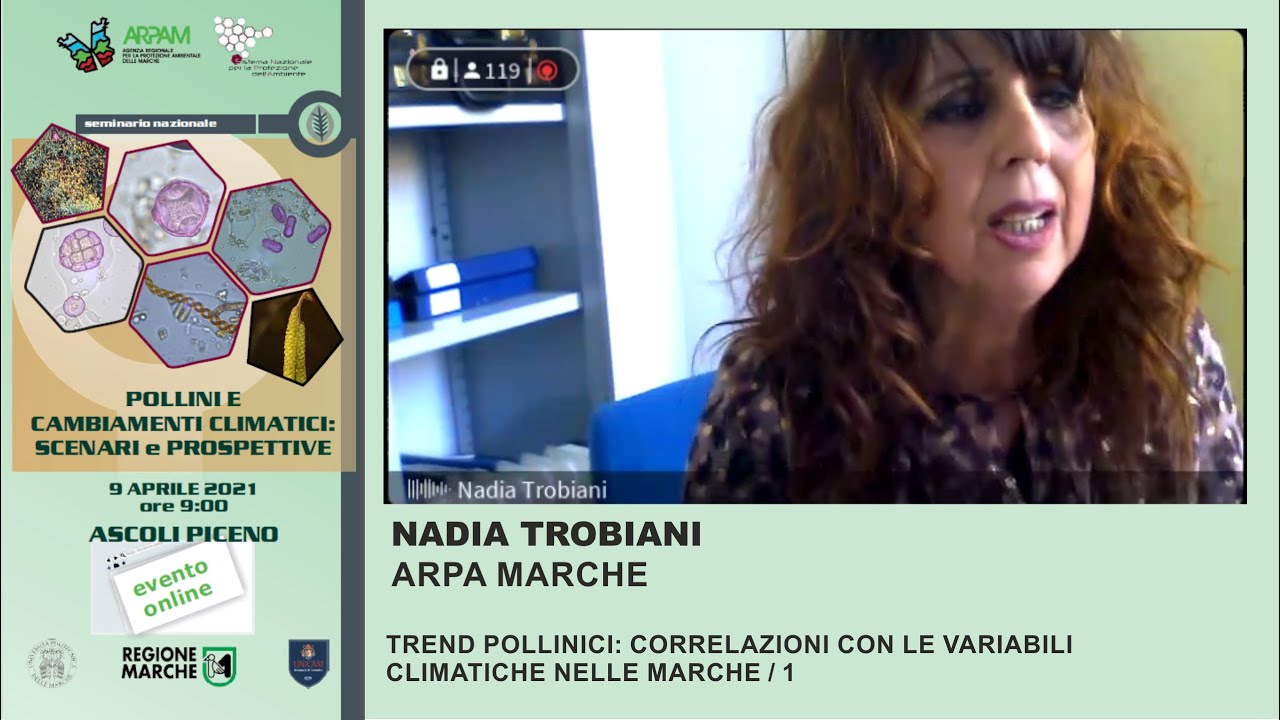 Nadia Trobiani - Trend pollinici: correlazioni con le variabili climatiche nelle Marche