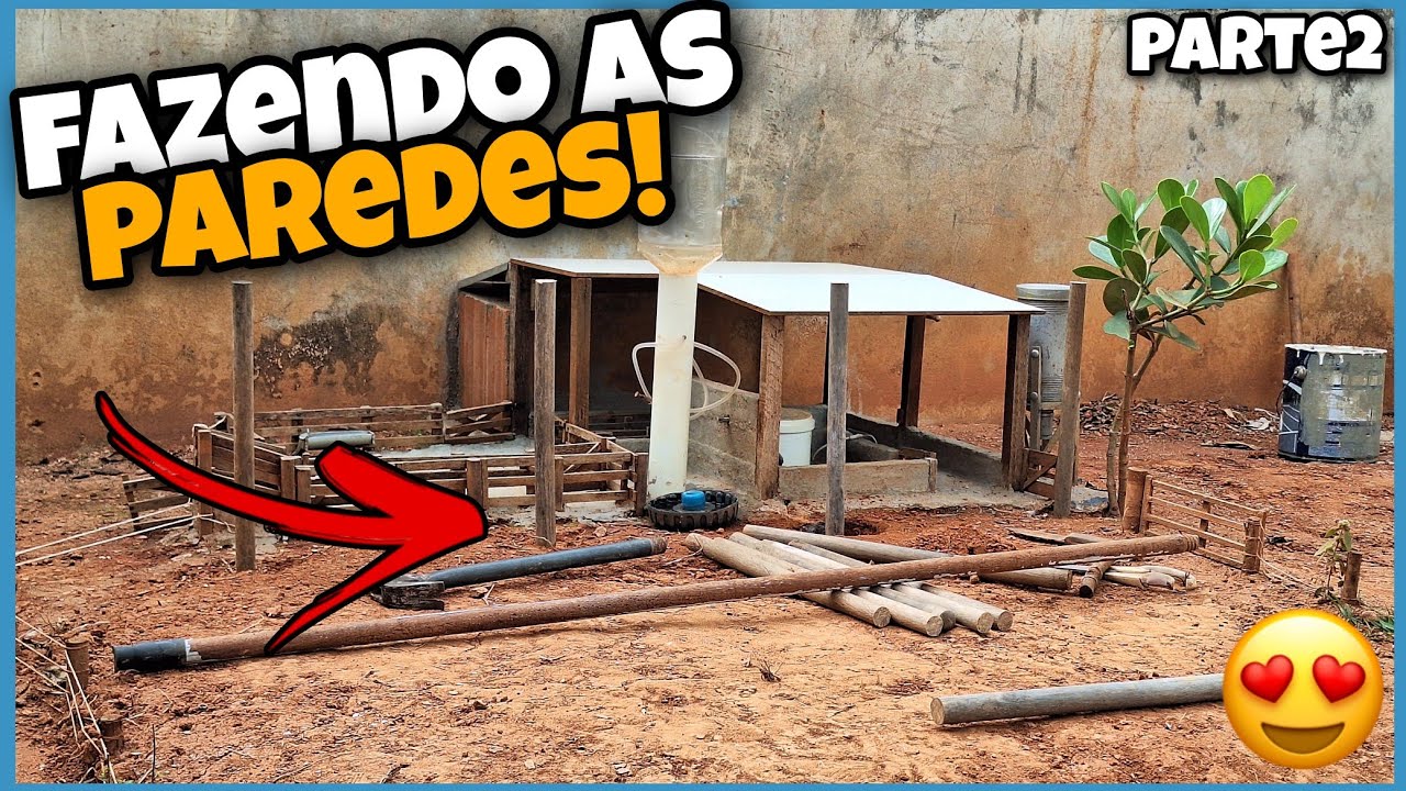 FAZENDO AS PAREDES DO COMPOST!(parte2)