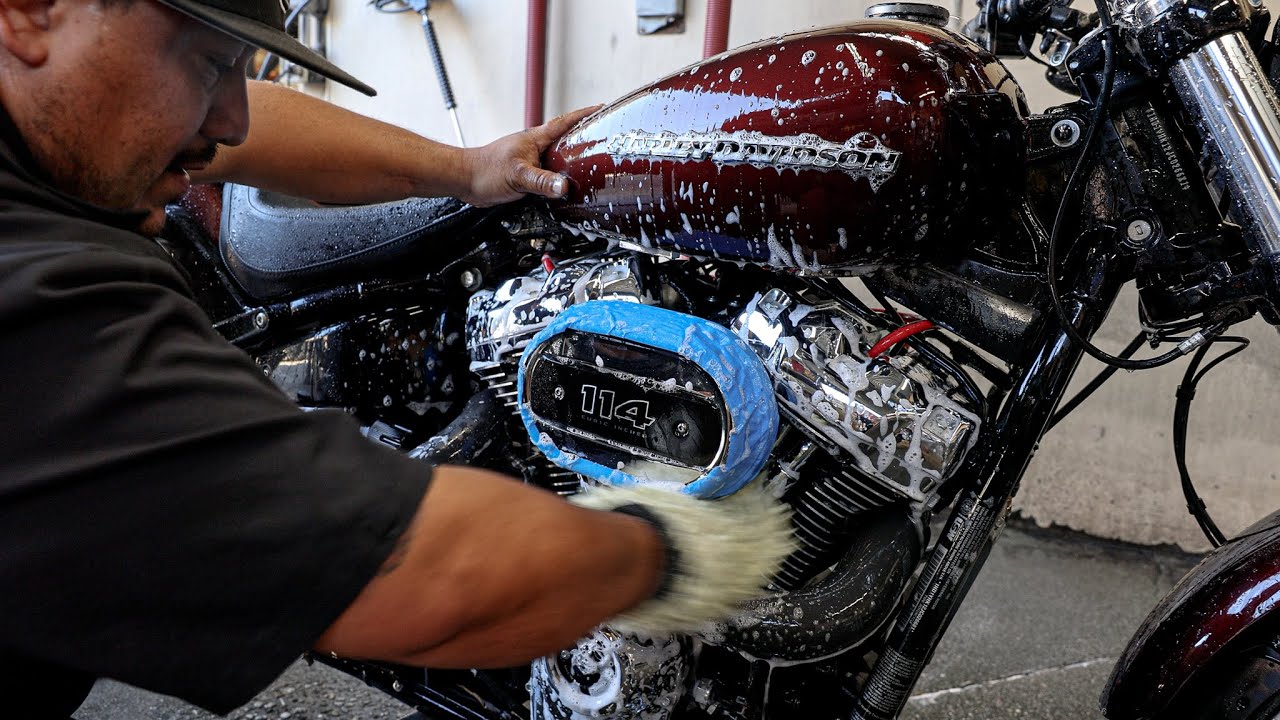 Как чистить и ухаживать за мотоциклом Harley-Davidson