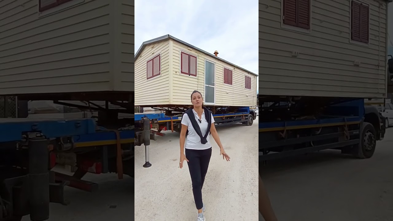 Transporte especial de Mobil home #mobilehomes #mobile #home #casamoderna #casamovil #mobilhome