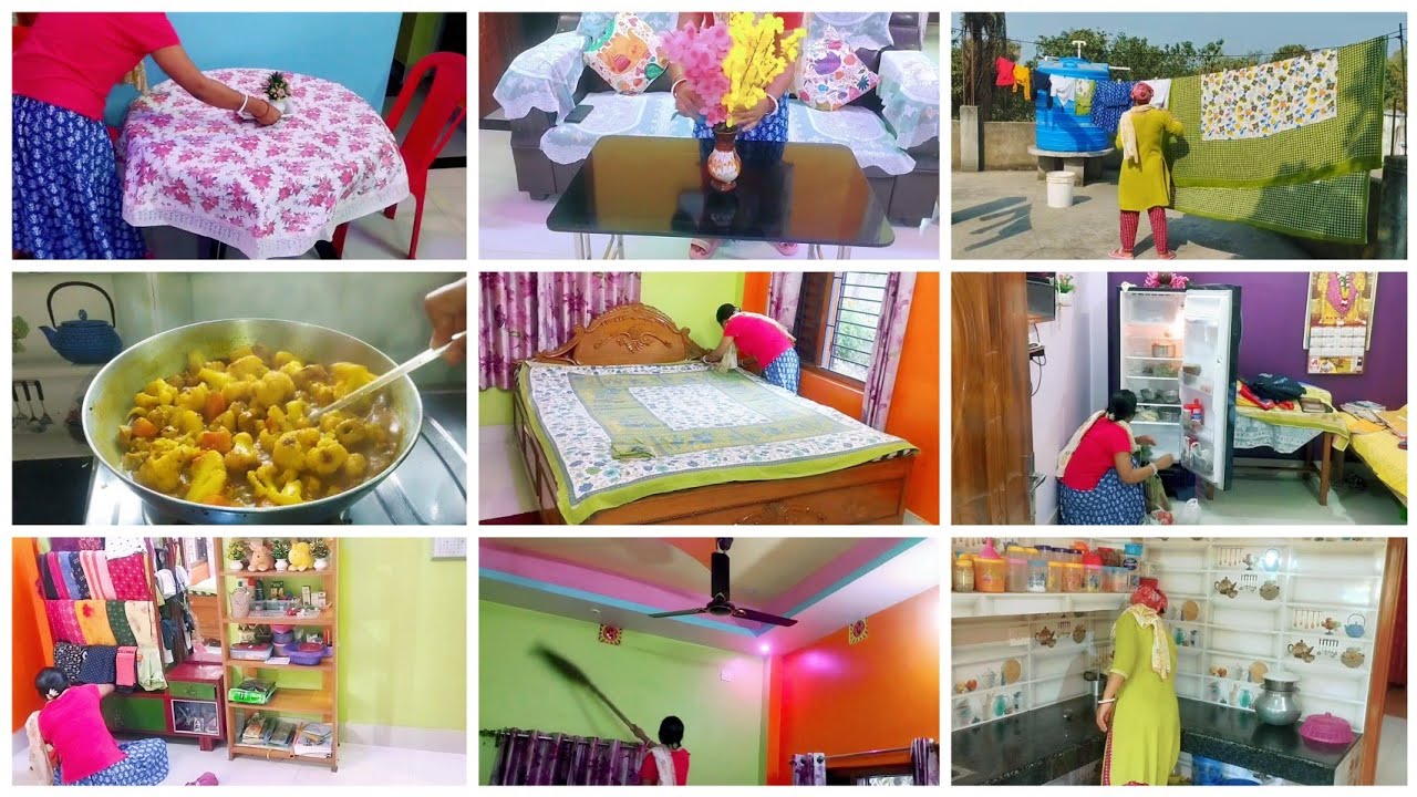 অনেক দিন পর নতুনত্বের ছোঁওয়া পেলো আমার বাড়ি। Room deep clean করে রান্নাবাকি সব কাজ সেরে নিলাম। 