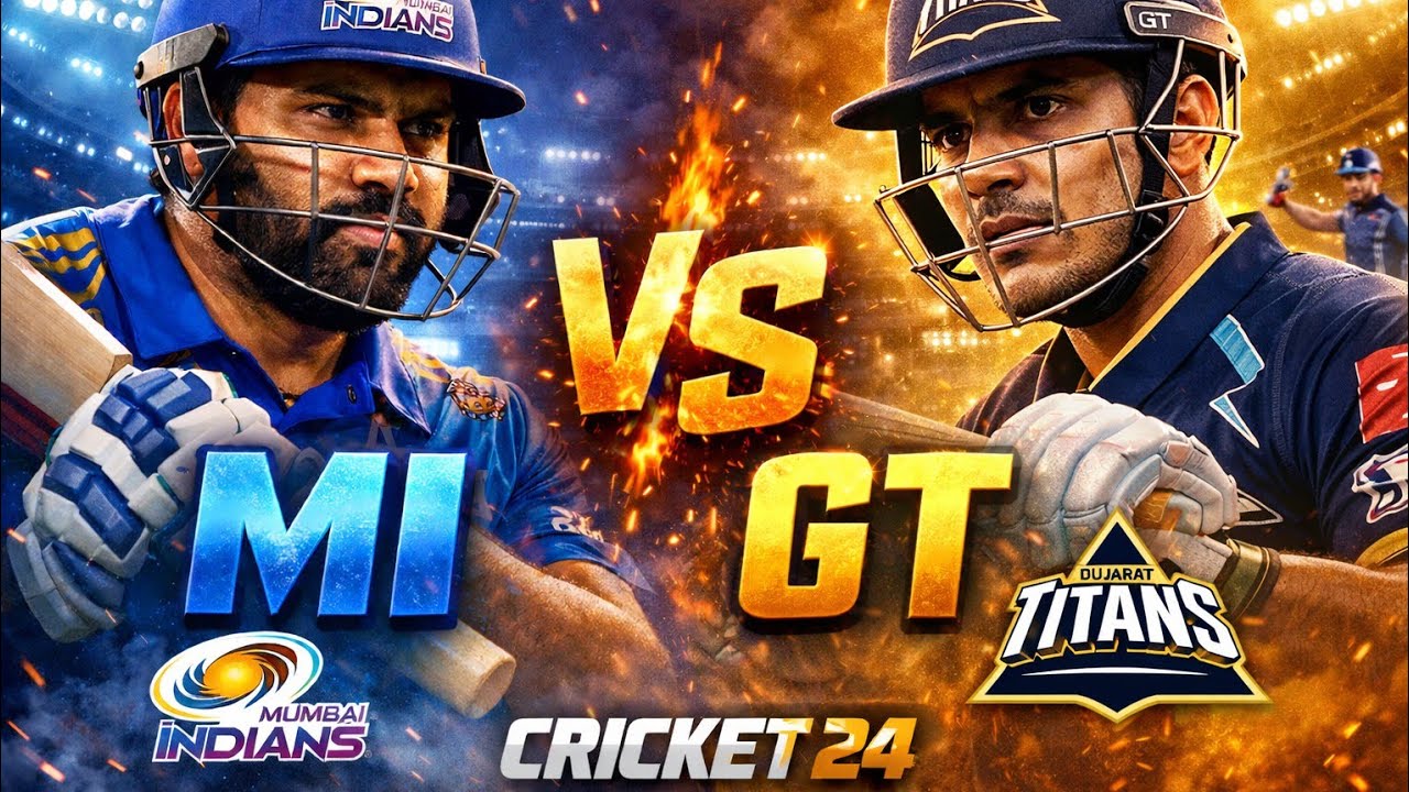 GT VS MI # CRICKET 24 # TOXIC AIM