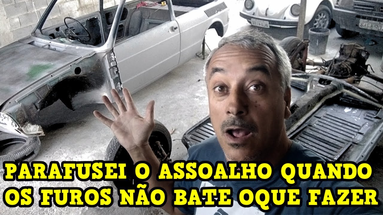 PARAFUSEI O ASSOALHO DA BRASILIA |SE OS FUROS DO ASSOALHO| NÃO BATE COM A DA CAIXA OQUE FAZER