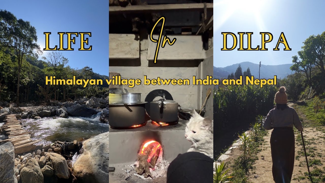 Life in a Himalayan village 🇮🇳🇳🇵 Between India and Nepal: Dilpa Village