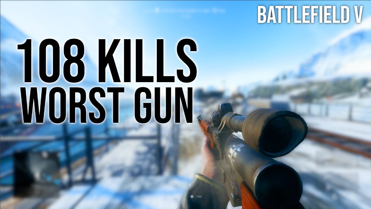 108 KILLS WITH WORST GUN IN BATTLEFIELD 5! | Battlefield 5 Worst Gun!