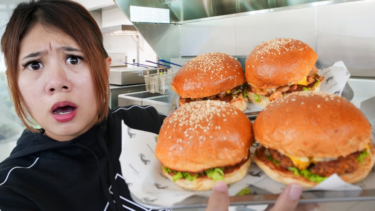 BIKIN BURGER RAKSASA!! KITA LIHAT LANGSUNG BIKINNYA!!