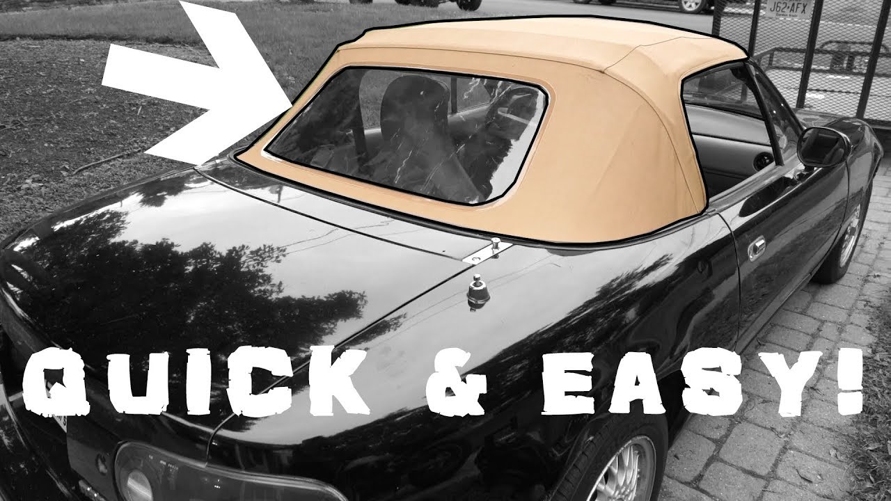 Как заменить мягкий верх на Mazda Miata 1992 года | СРАЗУ К ДЕЛУ