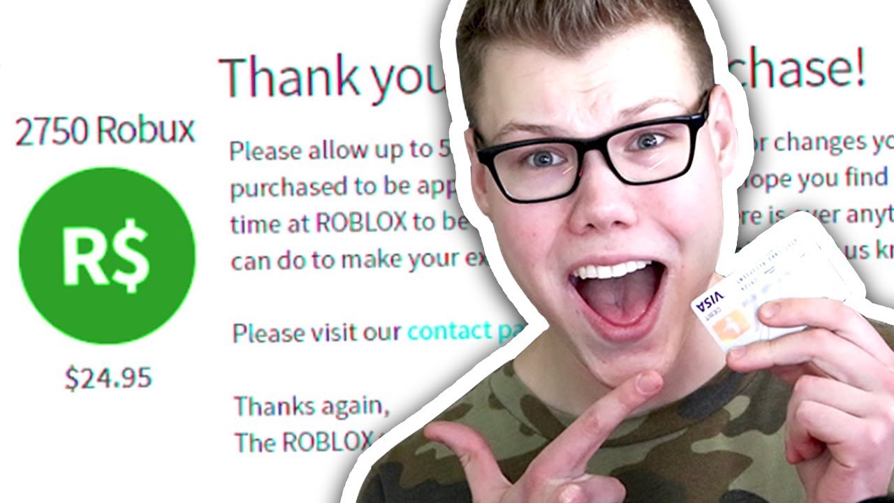 BUYING ROBUX WITH MY FRIENDS CREDIT CARD!! (Roblox)