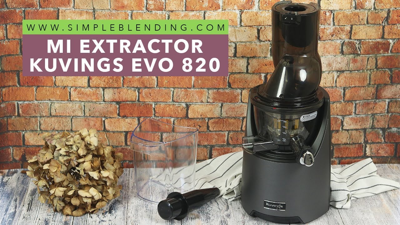 MI EXTRACTOR KUVINGS EVO 820 | Extractor vertical de jugos lento | Extractor de zumos en frío