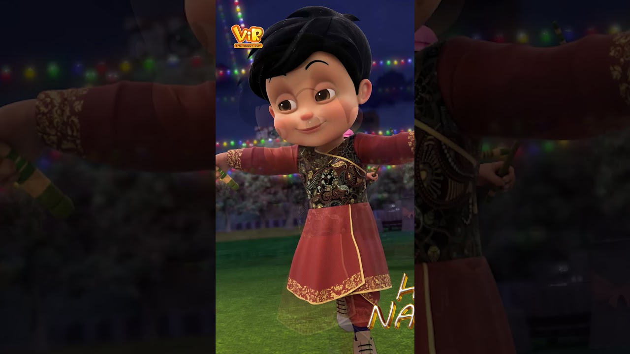 Navratri Celebration: Vir The Robot Boy Performs Garba #event #navratri2024 #ES #Shorts