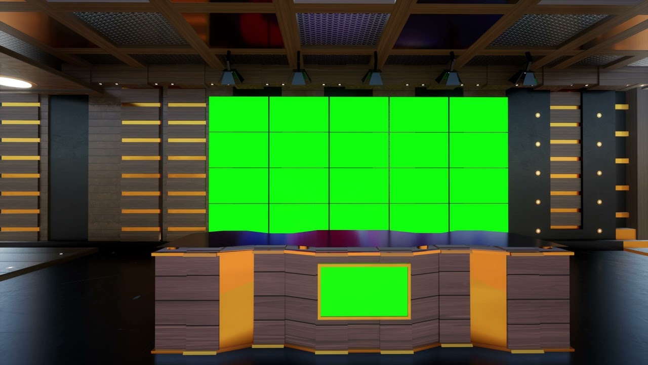 virtual studio green screen | green screen studio background no copyright