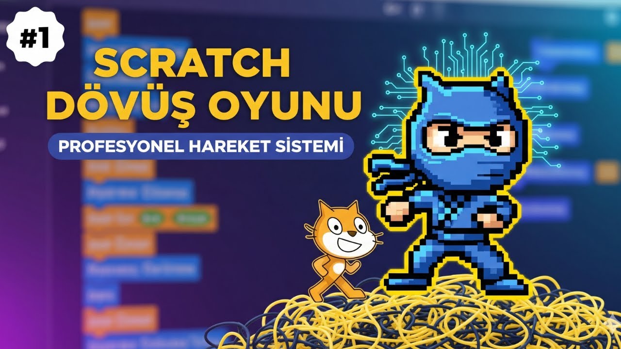 Scratch’te Profesyonel Oyun Kodlama: Merkezi Kontrolcü Mimari (İleri Seviye)