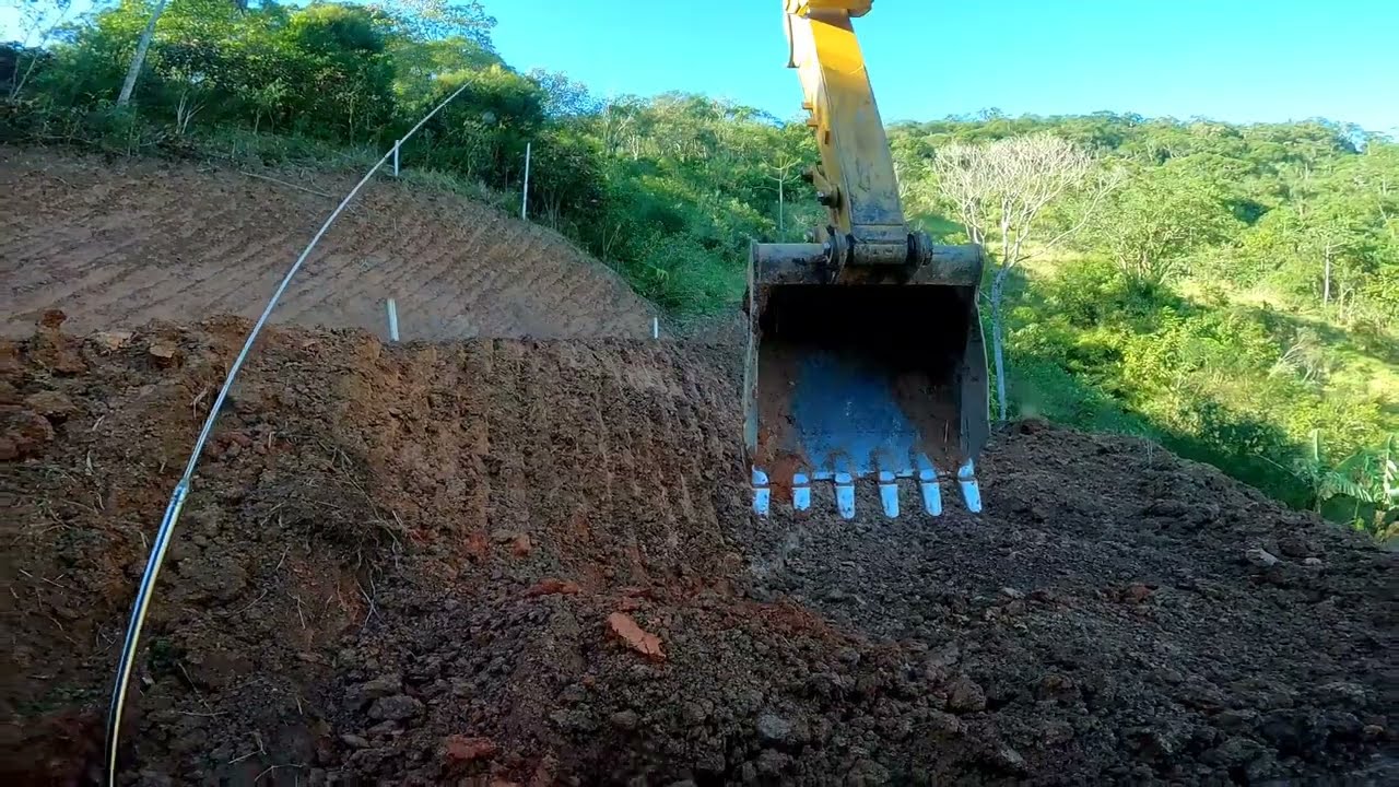 Como iniciar Talude Riscado. Segunda bancada