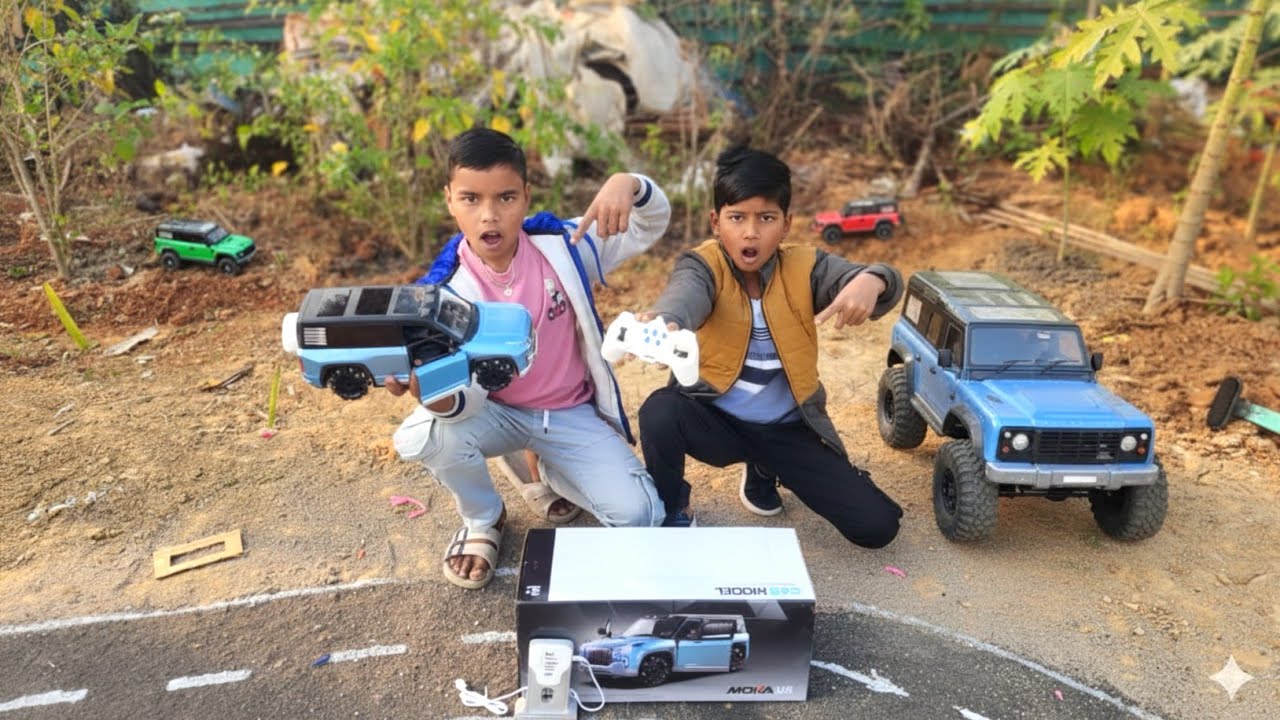 RC Defender Car Unboxing with EV Charging Station ⛽| Toy Pur