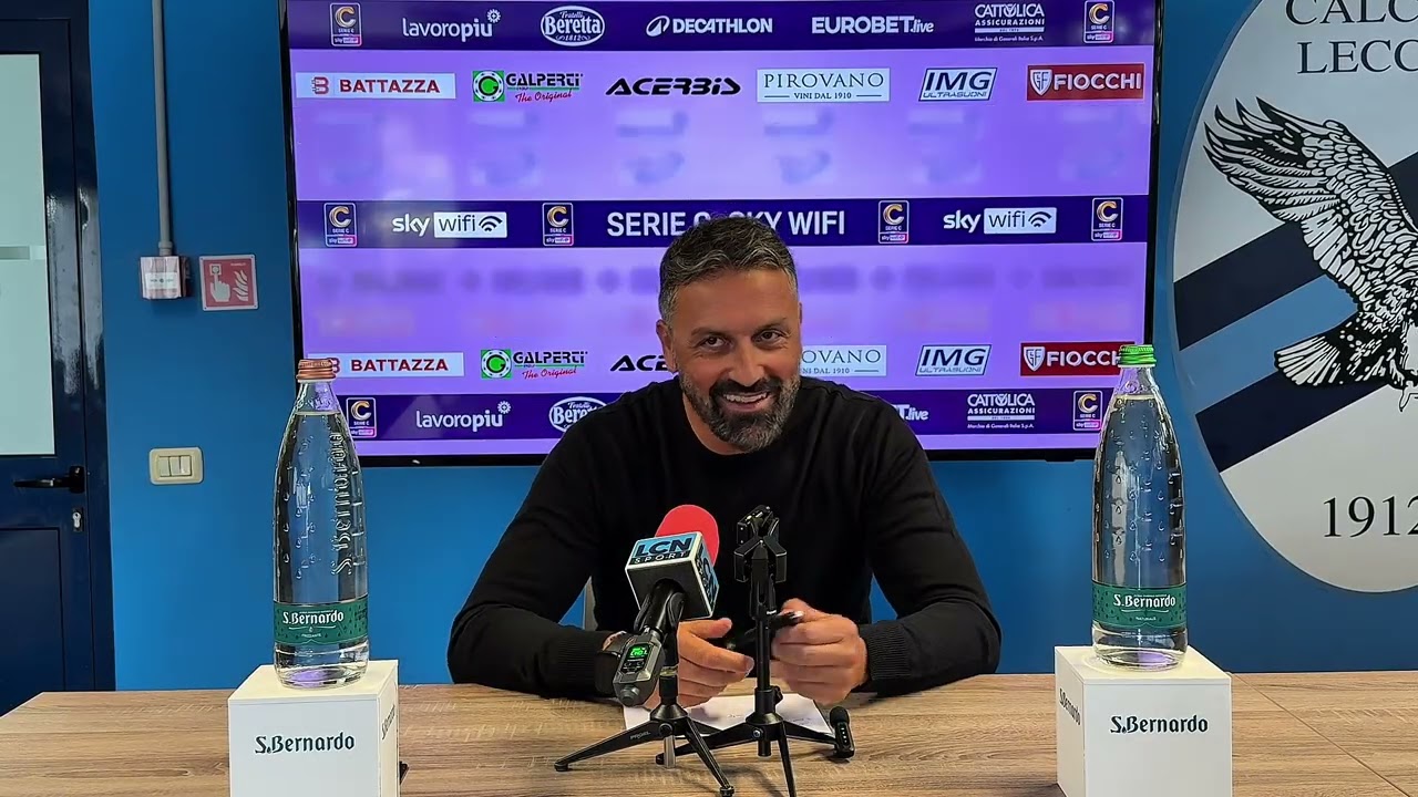 La conferenza stampa del direttore sportivo Antonio Minadeo