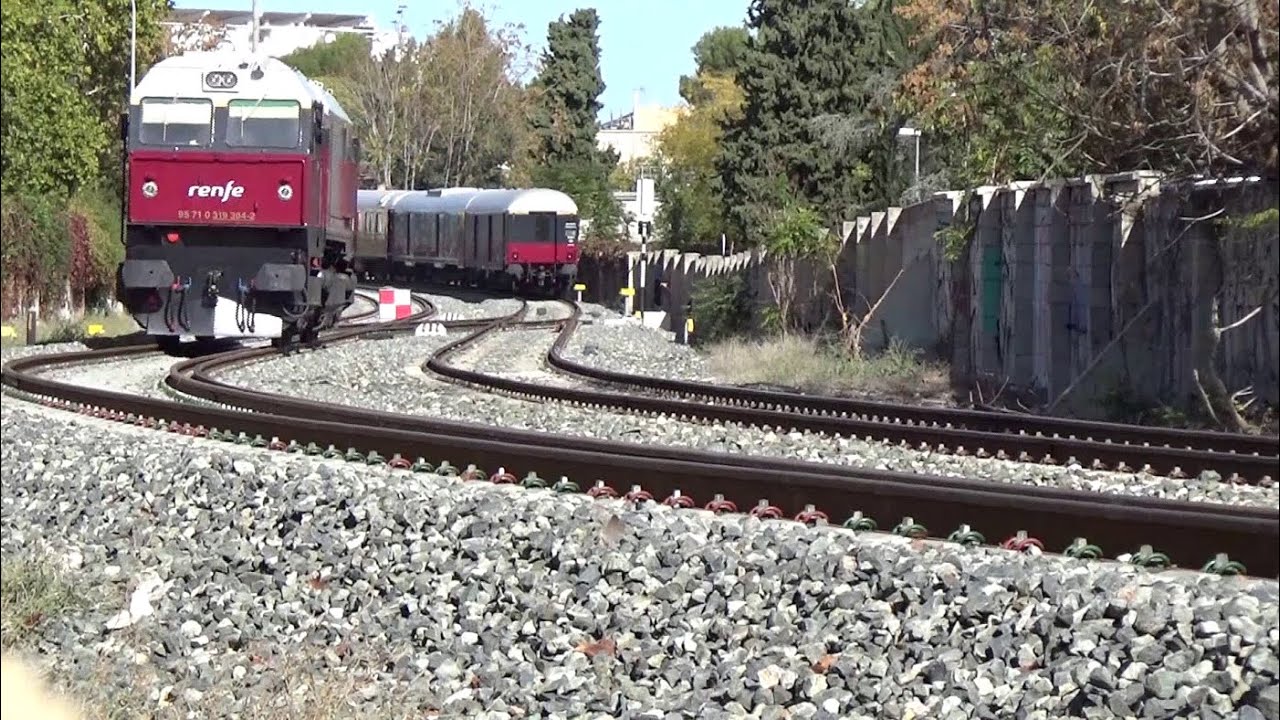 Maniobra del Tren Turístico Al Andalus en Granada