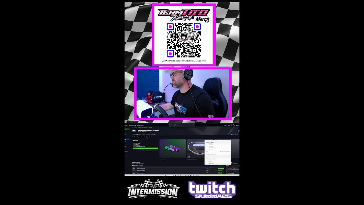 Team Tito iRacing at Daytona (Portrait)