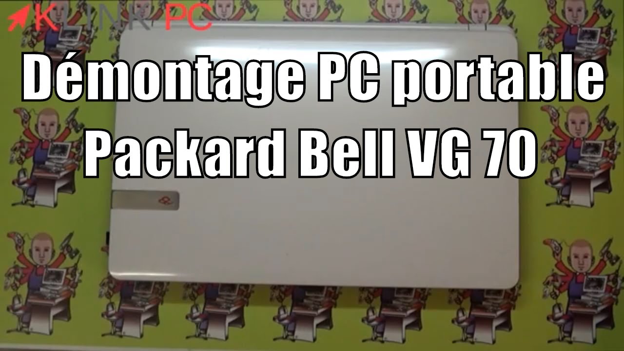 Как разобрать ноутбук Packard Bell VG 70