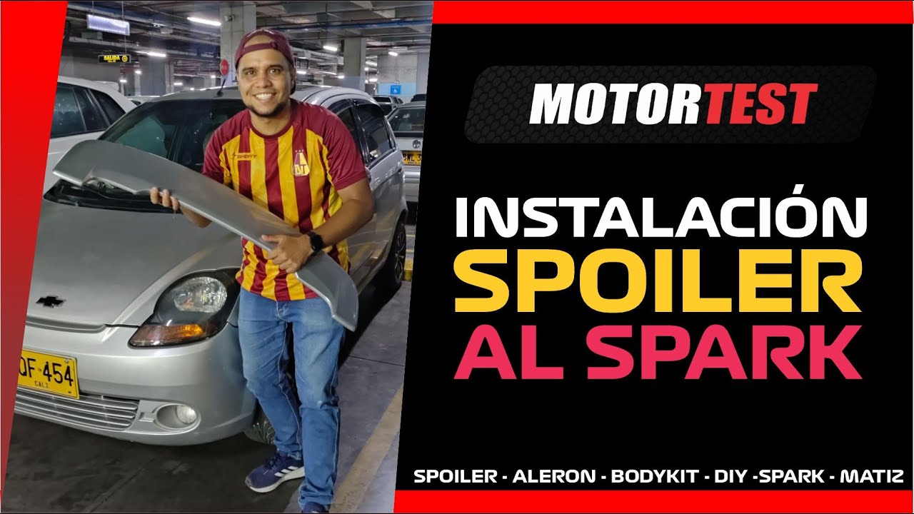 INSTALACIÓN SPOILER CHEVROLET SPARK | ALERON, BODYKIT, MATIZ