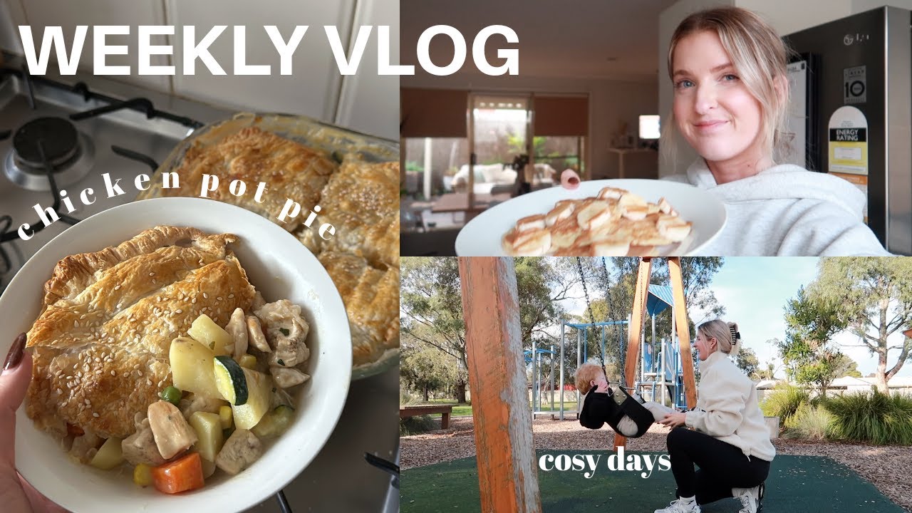 WEEKLY VLOG | cosy days, chicken pot pie and date night fun